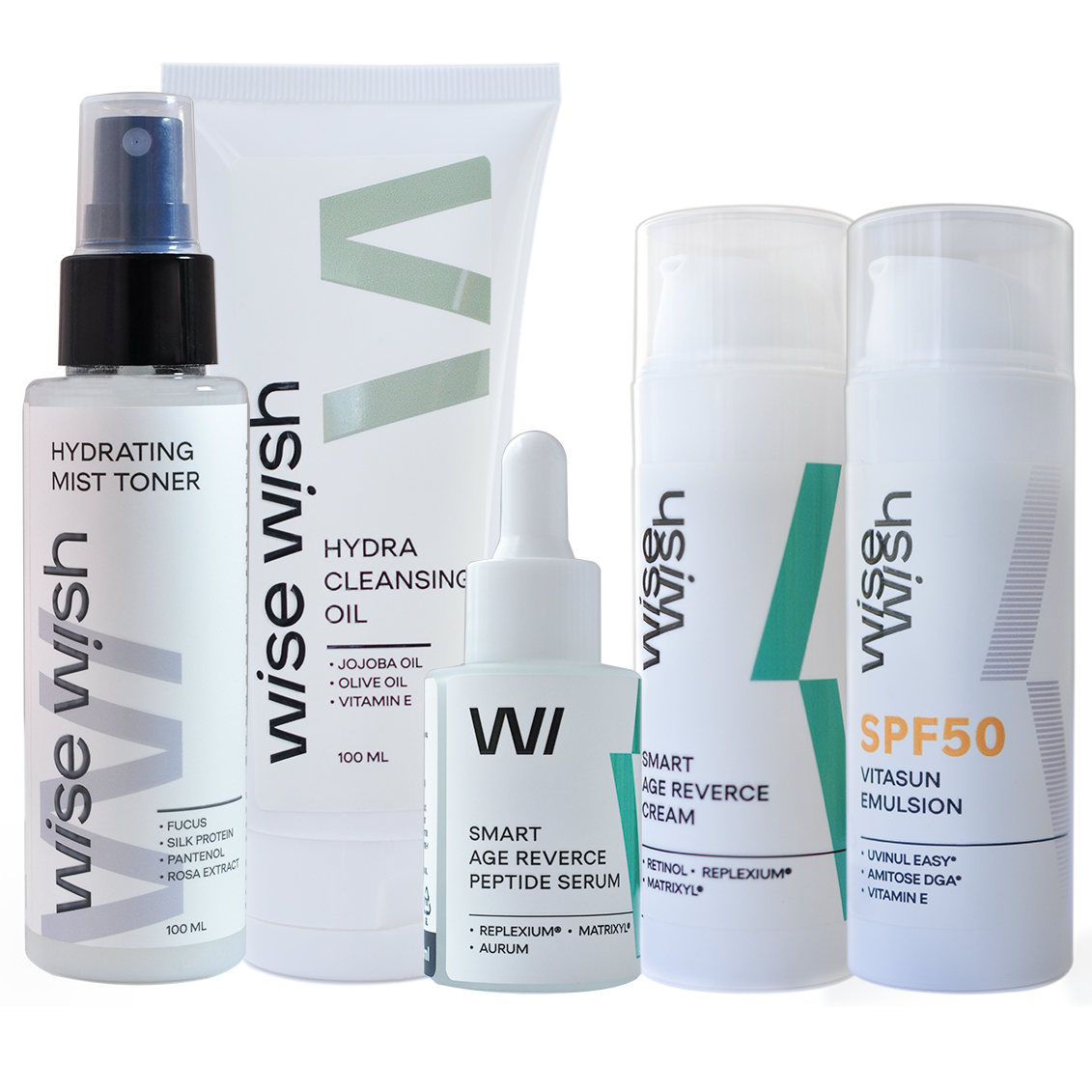 Повний доглядовий комплекс антивікової косметики для шкіри 40+